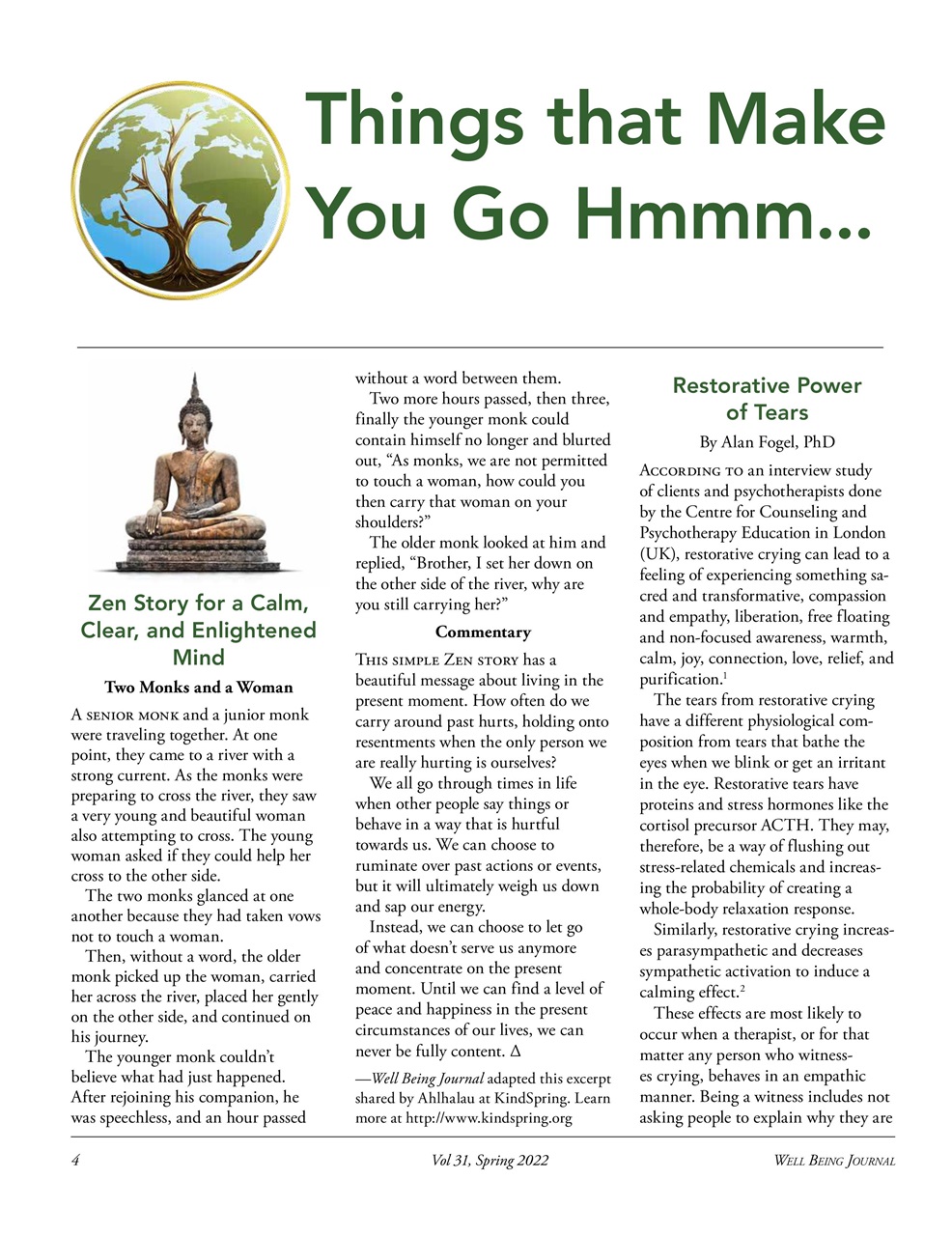 Well Being Journal Preview Pages