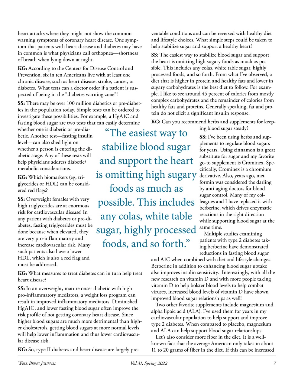 Well Being Journal Preview Pages