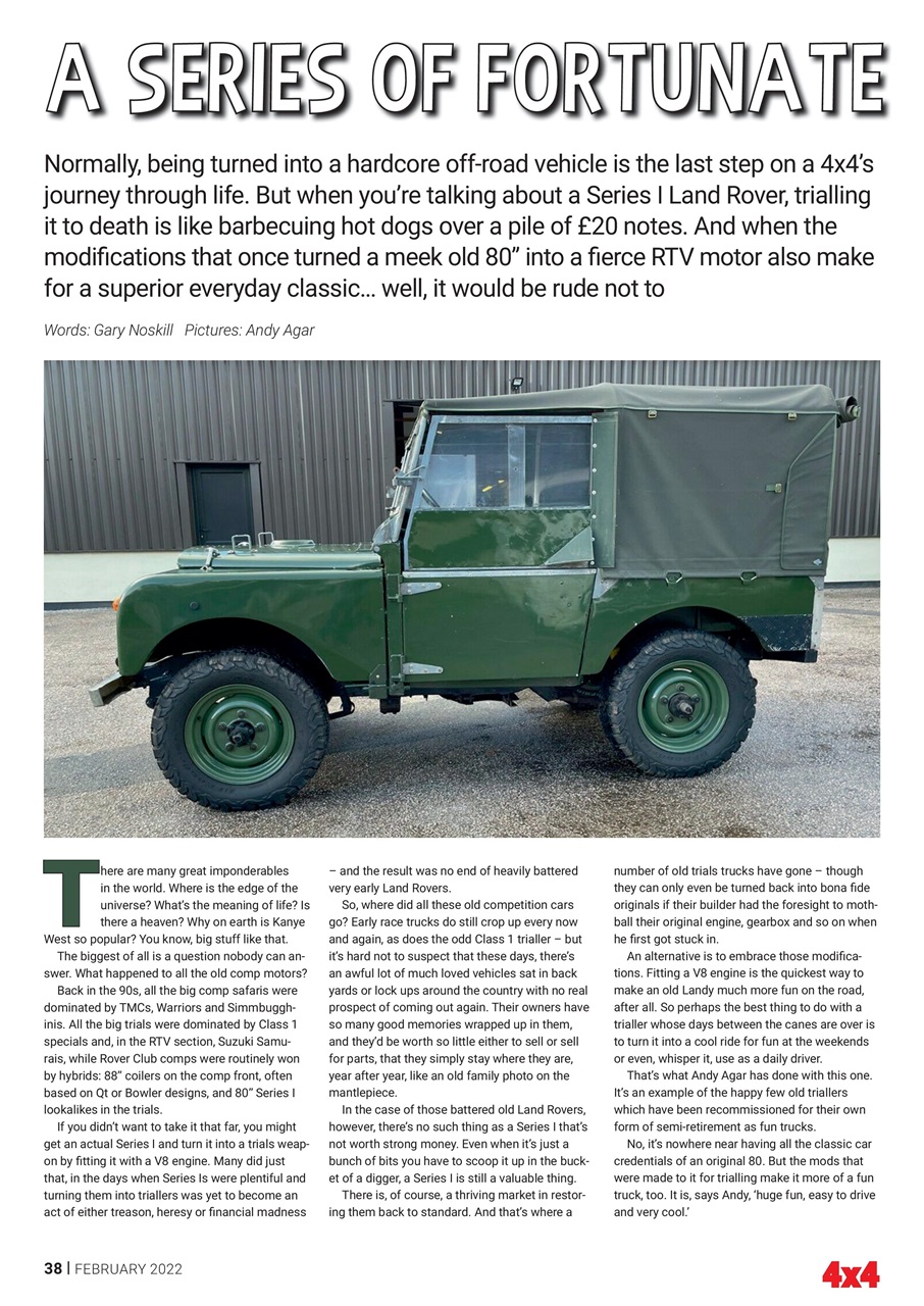 Overlander 4X4 Preview Pages
