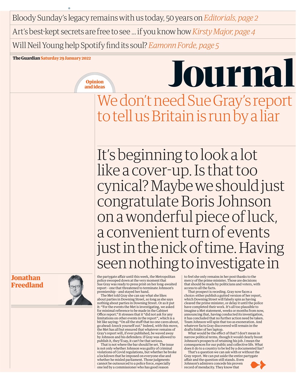 The Guardian Newspaper Preview Pages