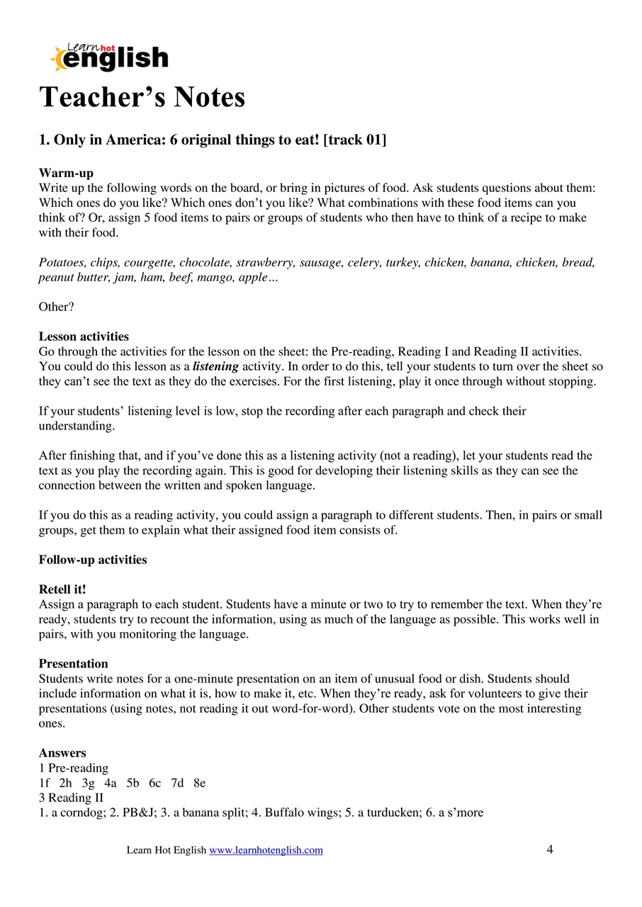 Learn Hot English Preview Pages