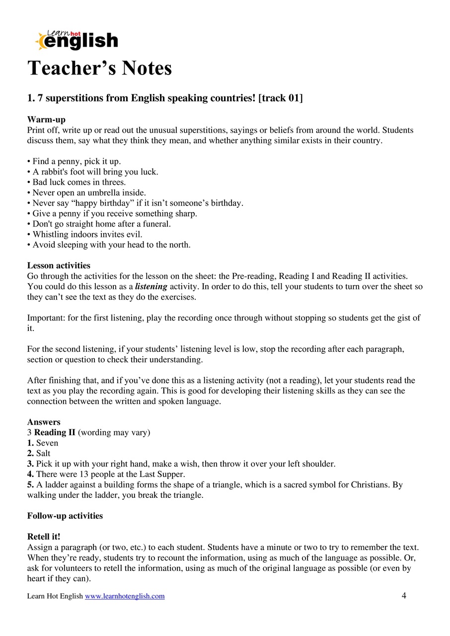 Learn Hot English Preview Pages