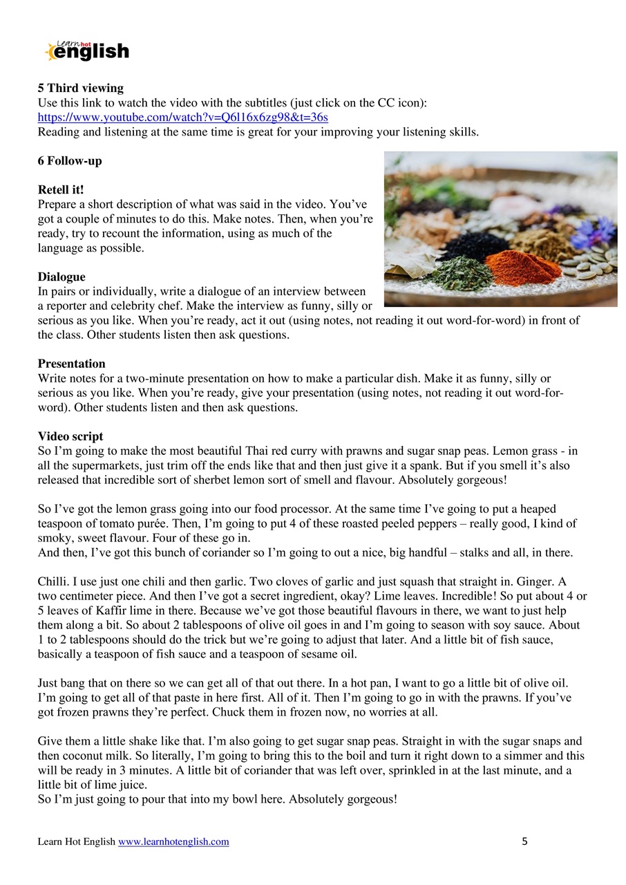 Learn Hot English Preview Pages