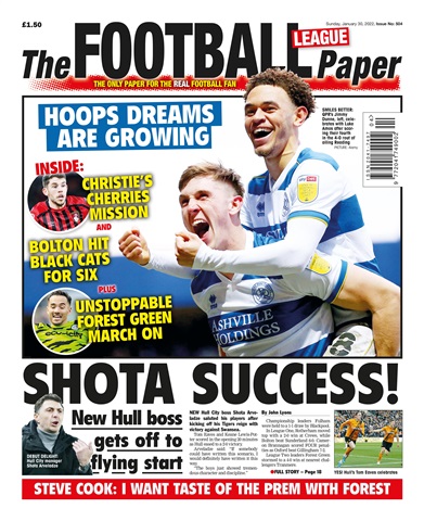 The Football League Paper issue 30 Jan 2022