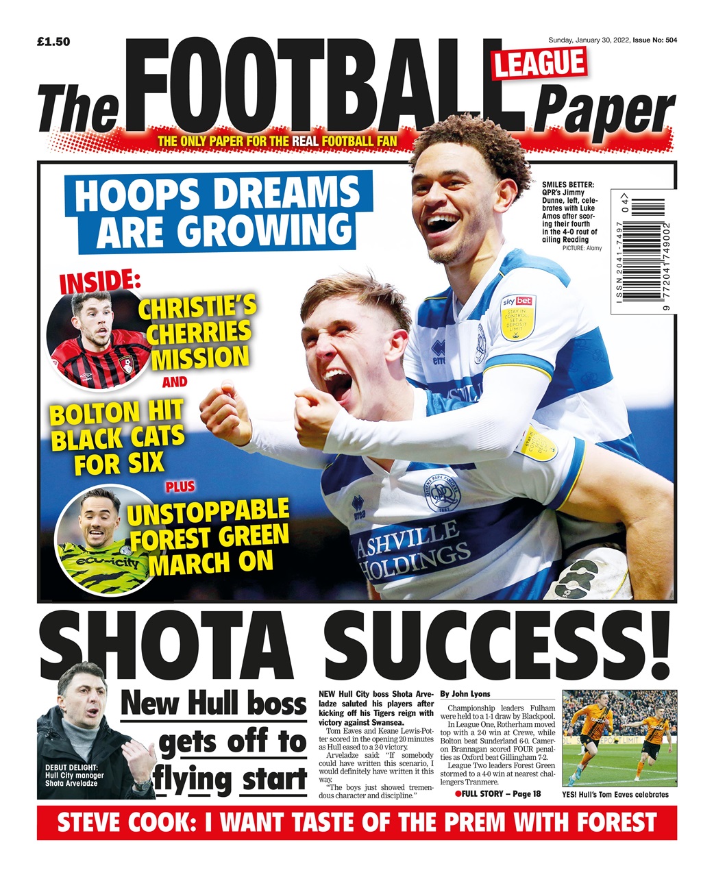 The Football League Paper Preview Pages