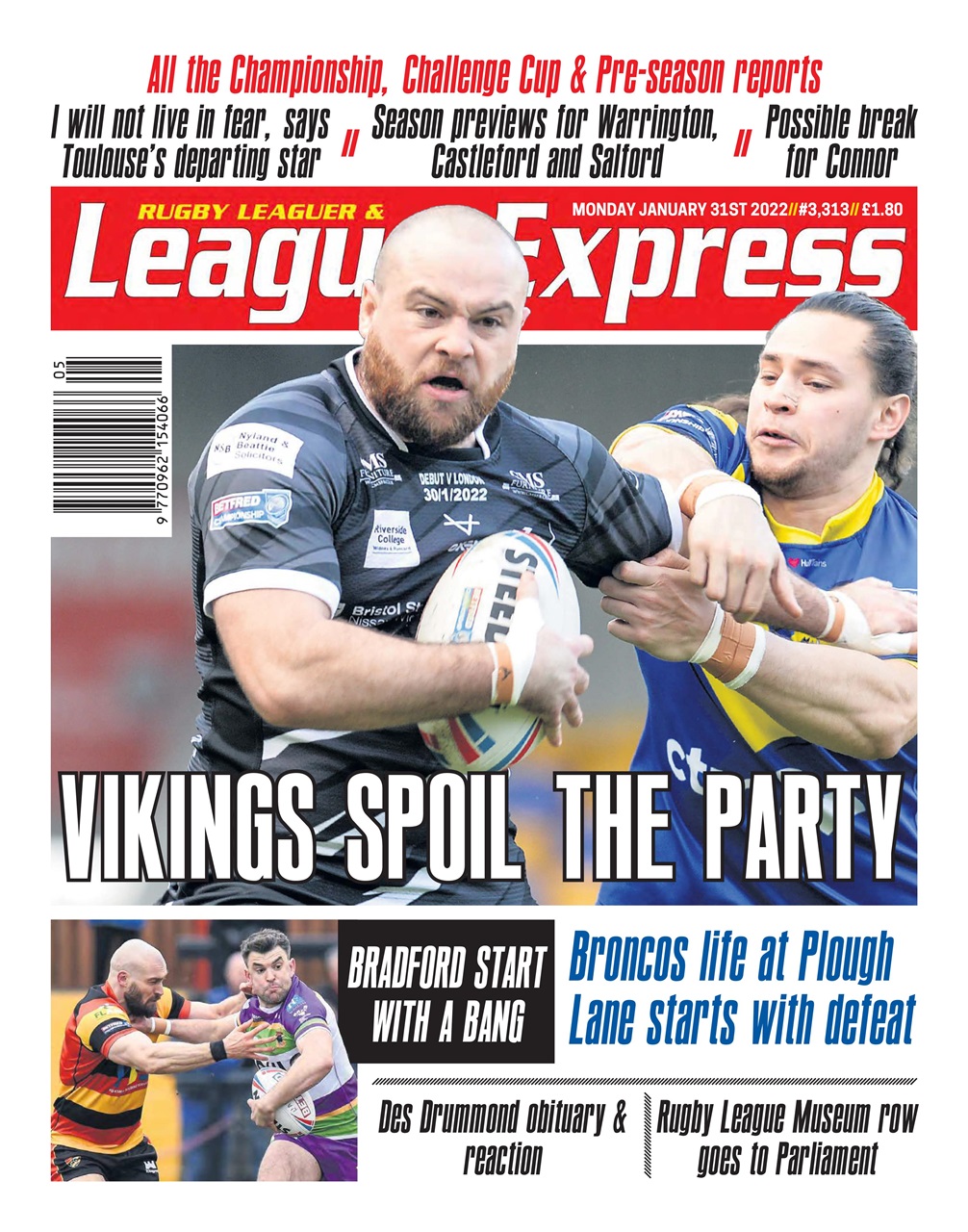 League Express Preview Pages
