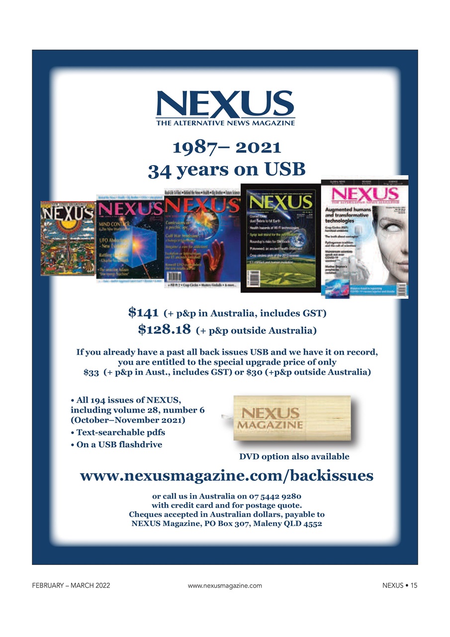 Nexus Magazine Preview Pages