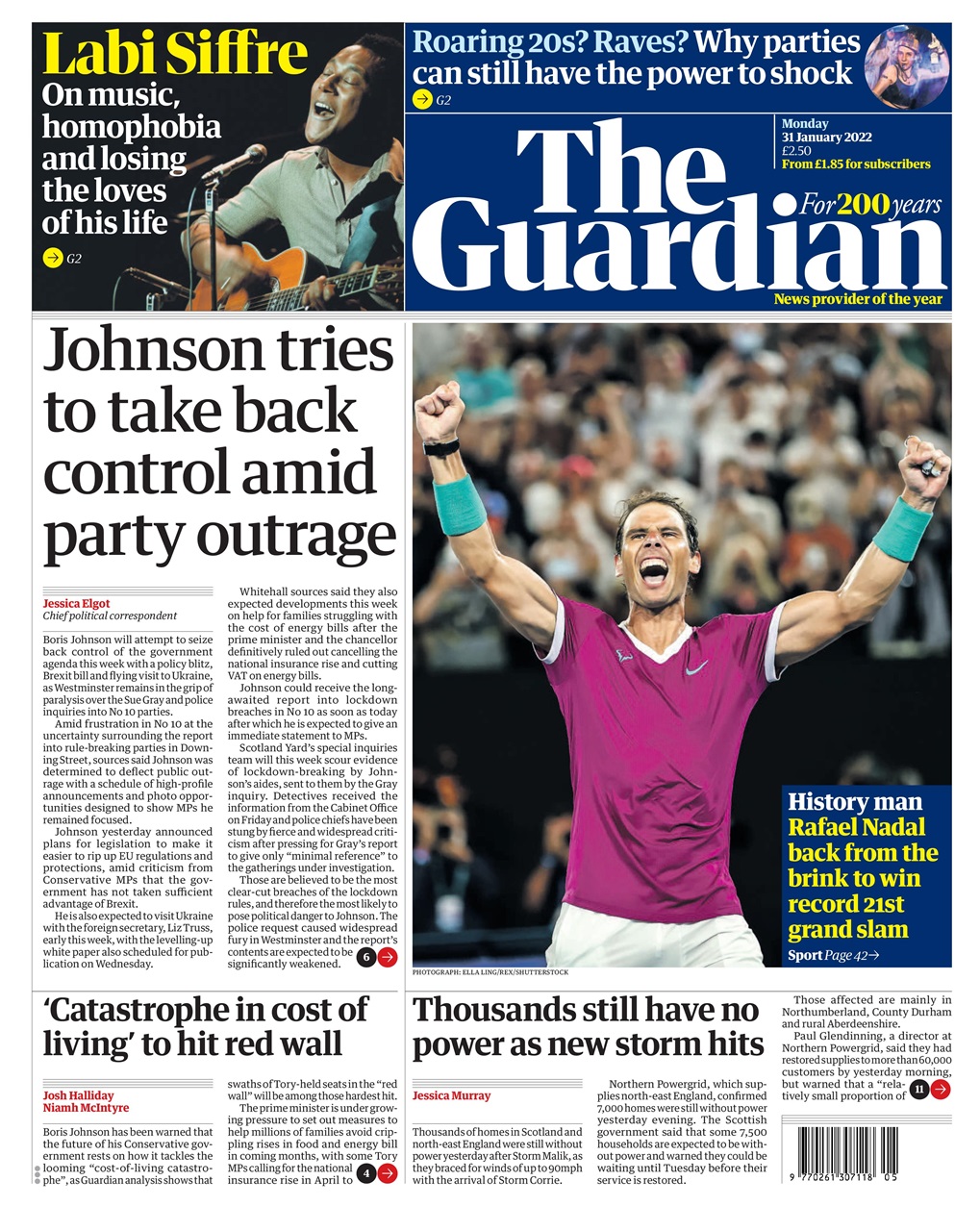 The Guardian Newspaper Preview Pages