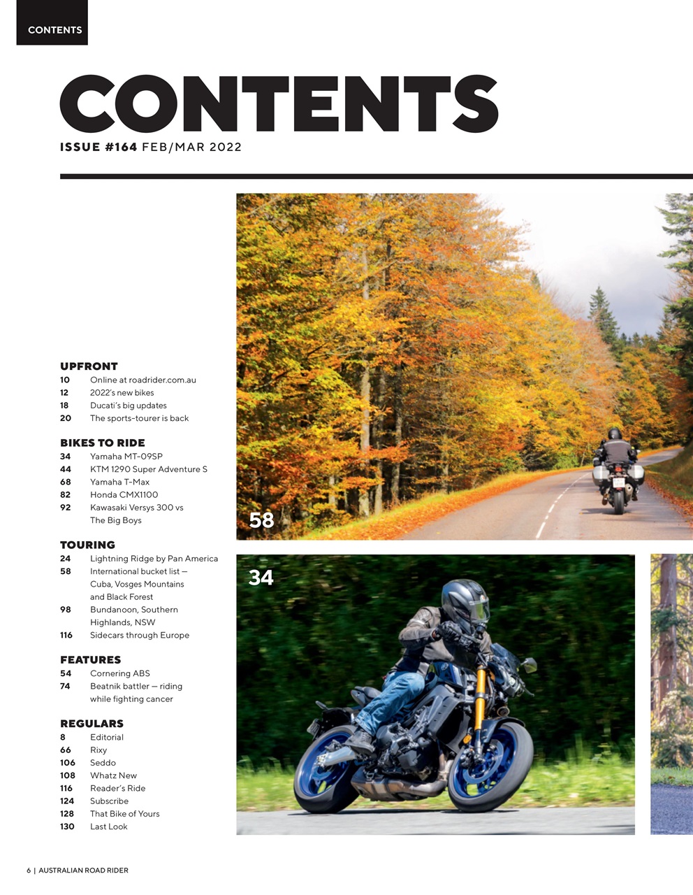 Australian Road Rider Preview Pages