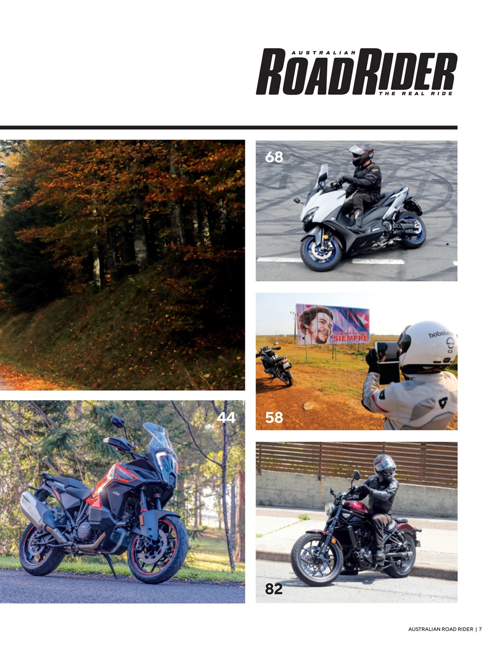 Australian Road Rider Preview Pages