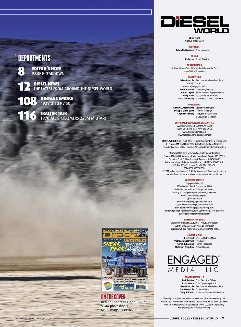 Diesel World Preview Pages
