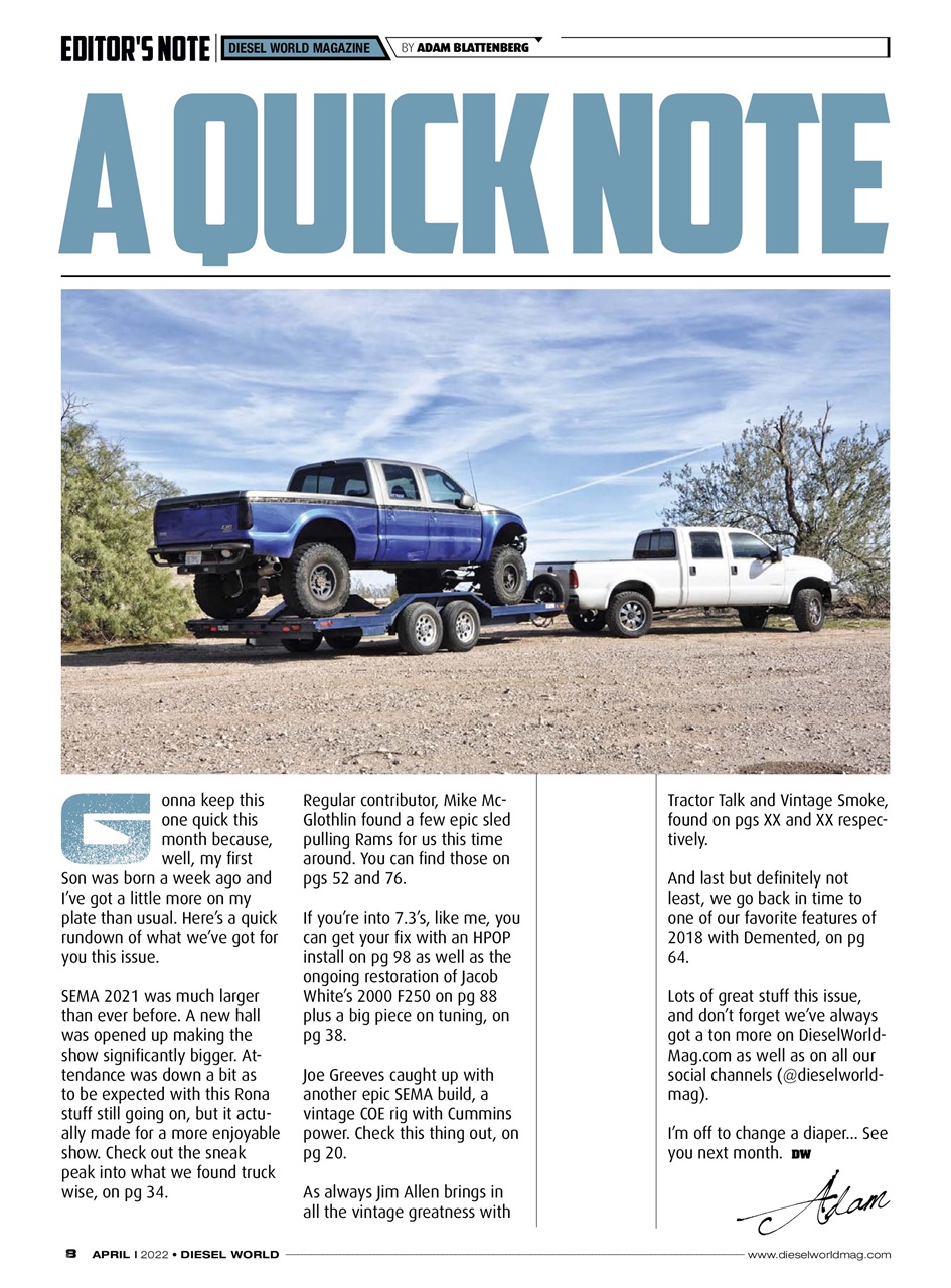 Diesel World Preview Pages