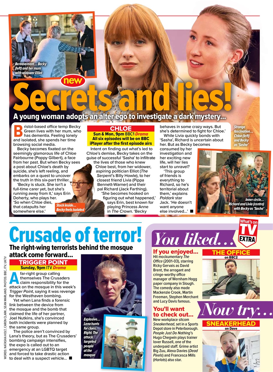 What's on TV Preview Pages