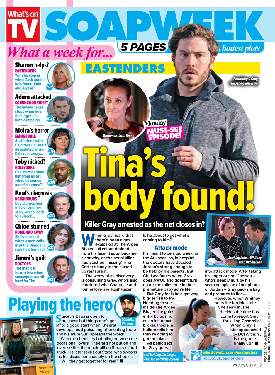 What's on TV Preview Pages