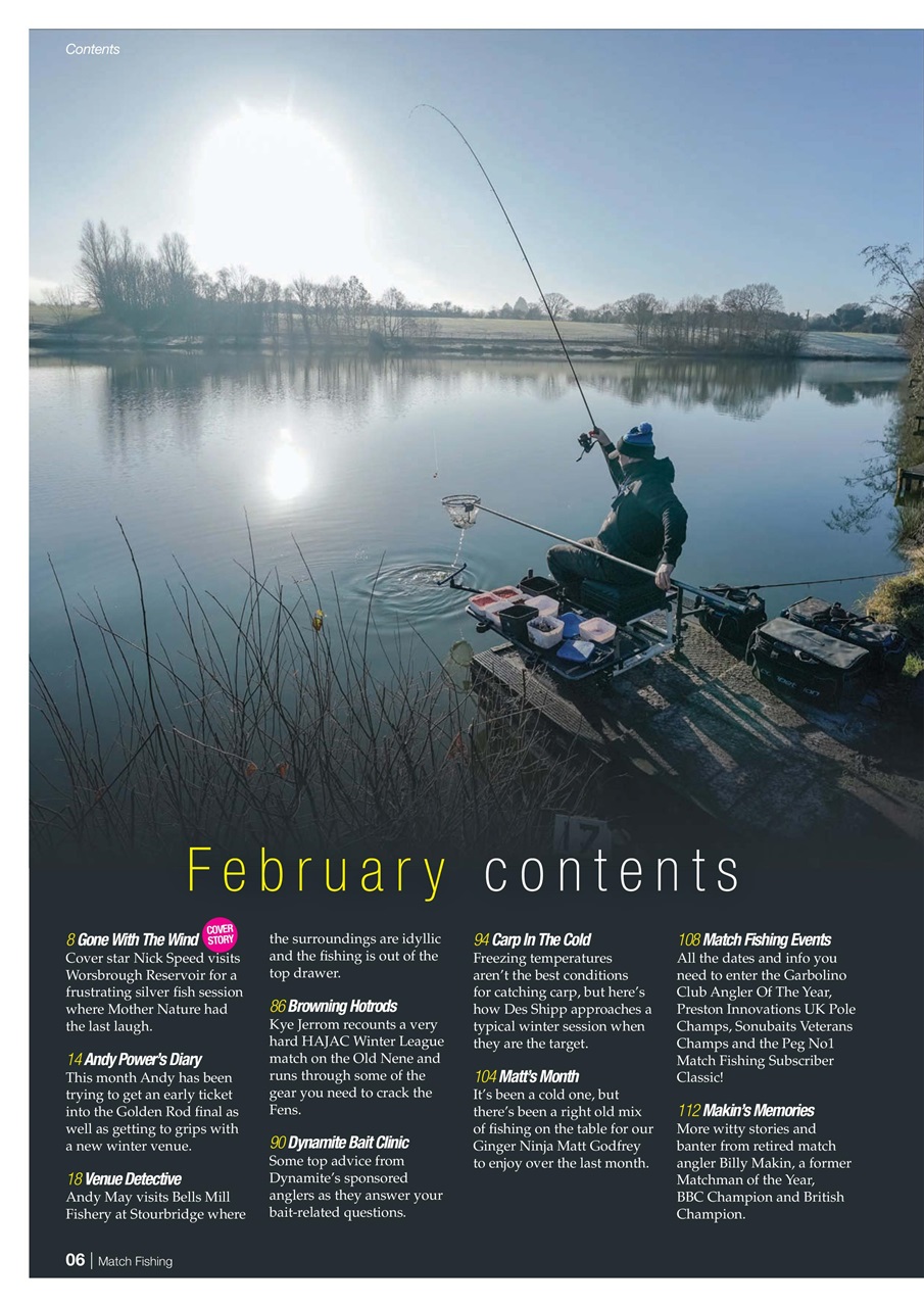 Match Fishing Preview Pages