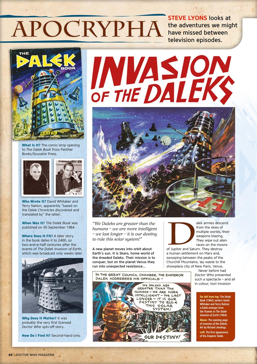 Doctor Who Magazine Preview Pages