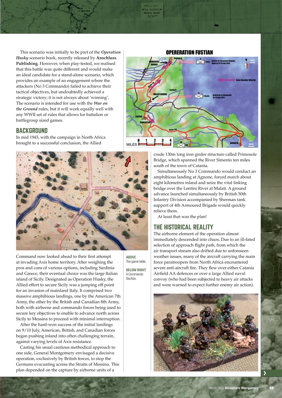 Miniature Wargames Preview Pages