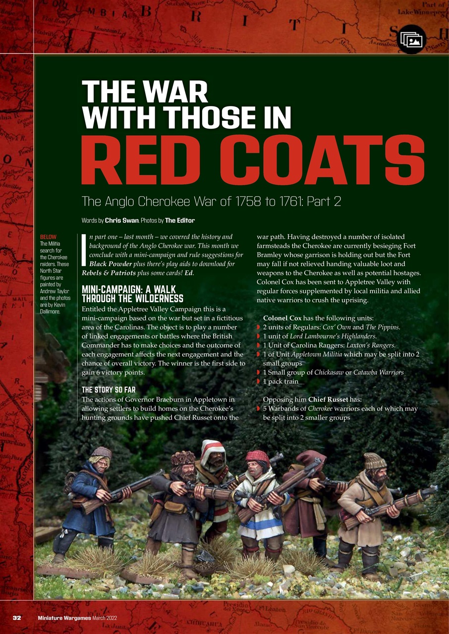 Miniature Wargames Preview Pages