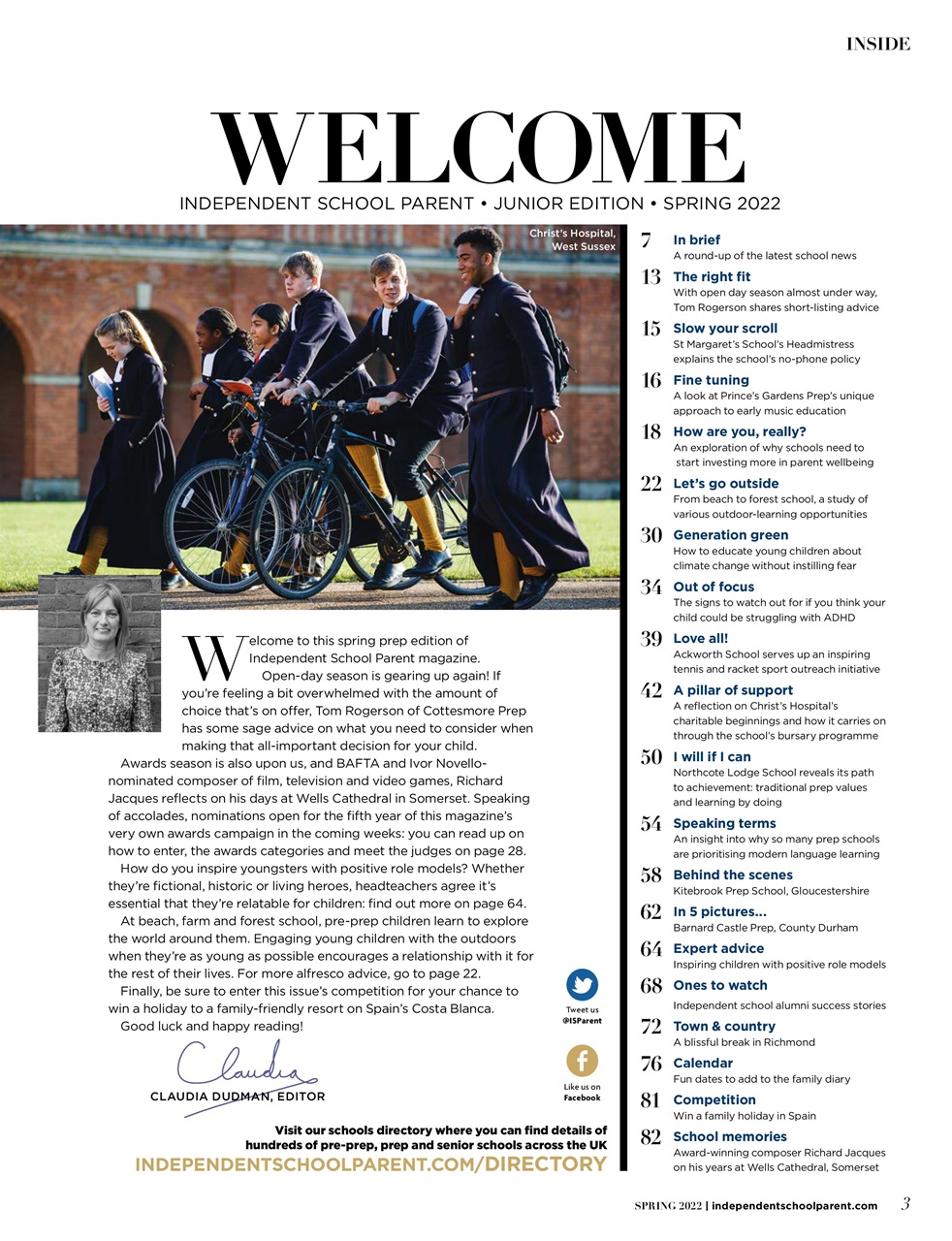 Independent School Parent Preview Pages