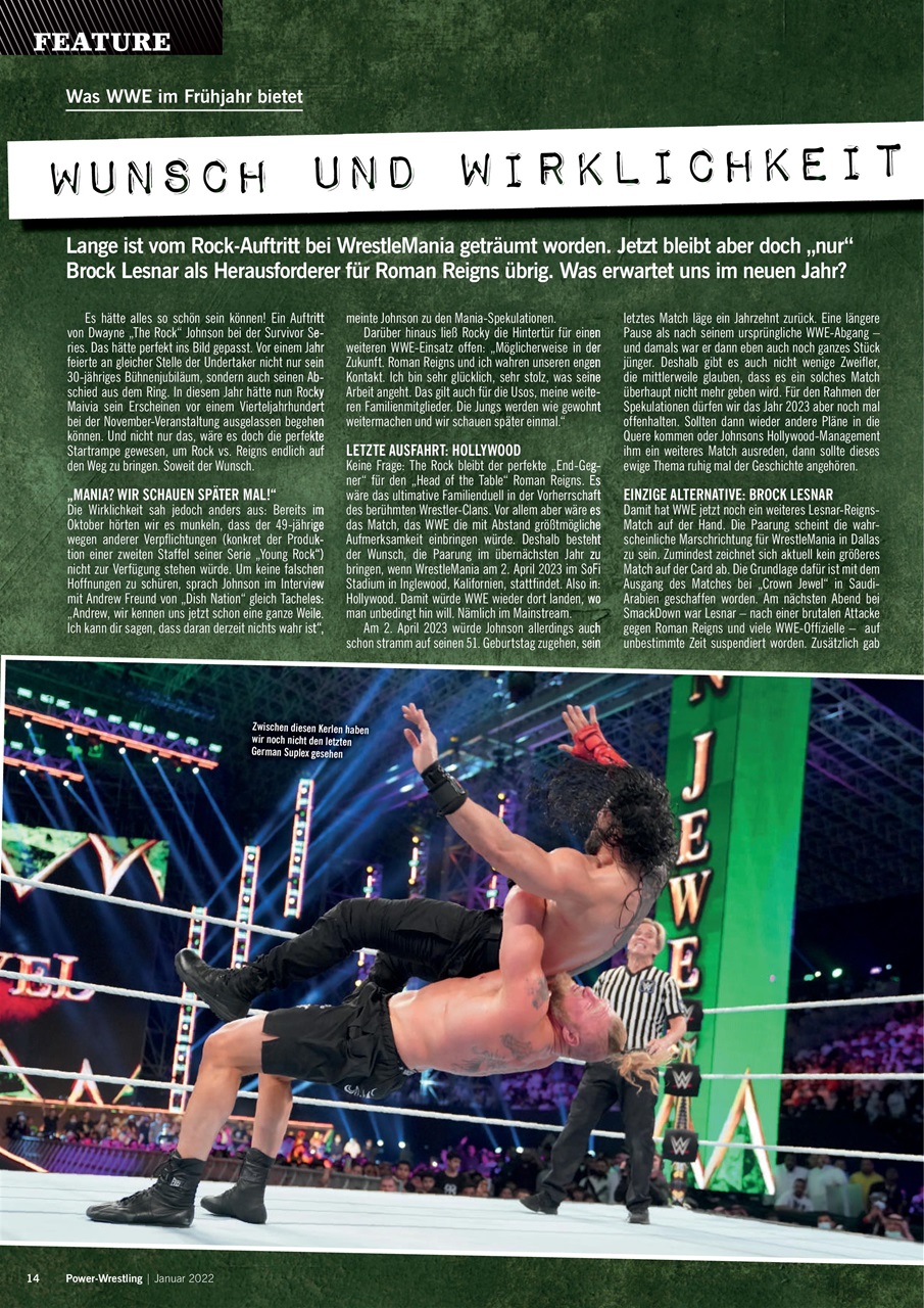 Power-Wrestling Preview Pages
