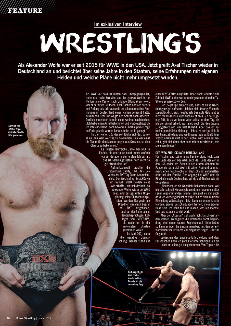 Power-Wrestling Preview Pages