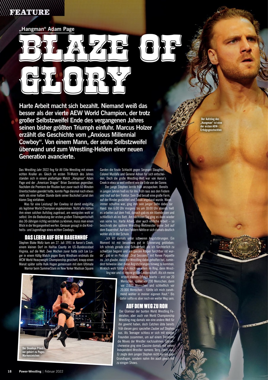 Power-Wrestling Preview Pages