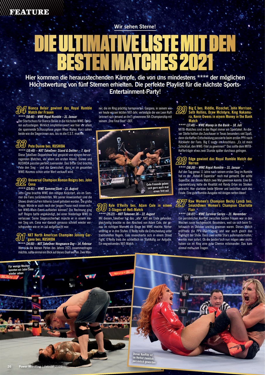 Power-Wrestling Preview Pages