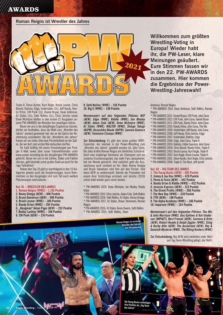 Power-Wrestling Preview Pages