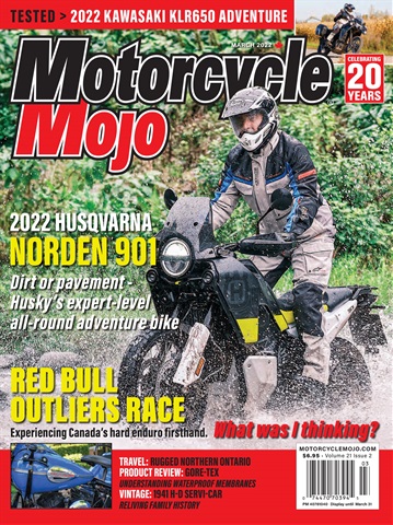 Motorcycle Mojo issue March 2022
