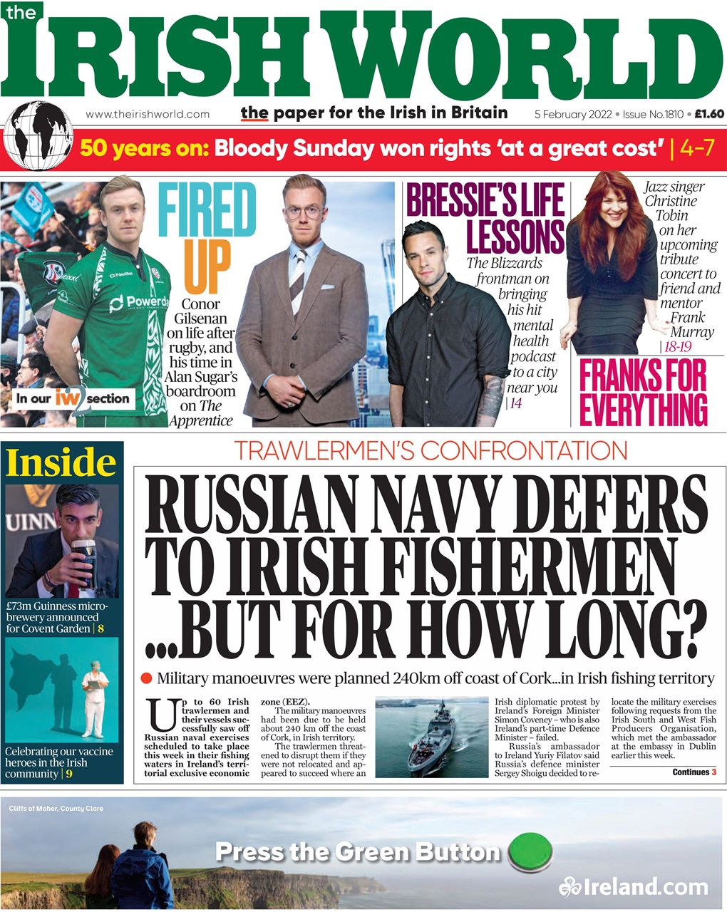 Irish World Preview Pages