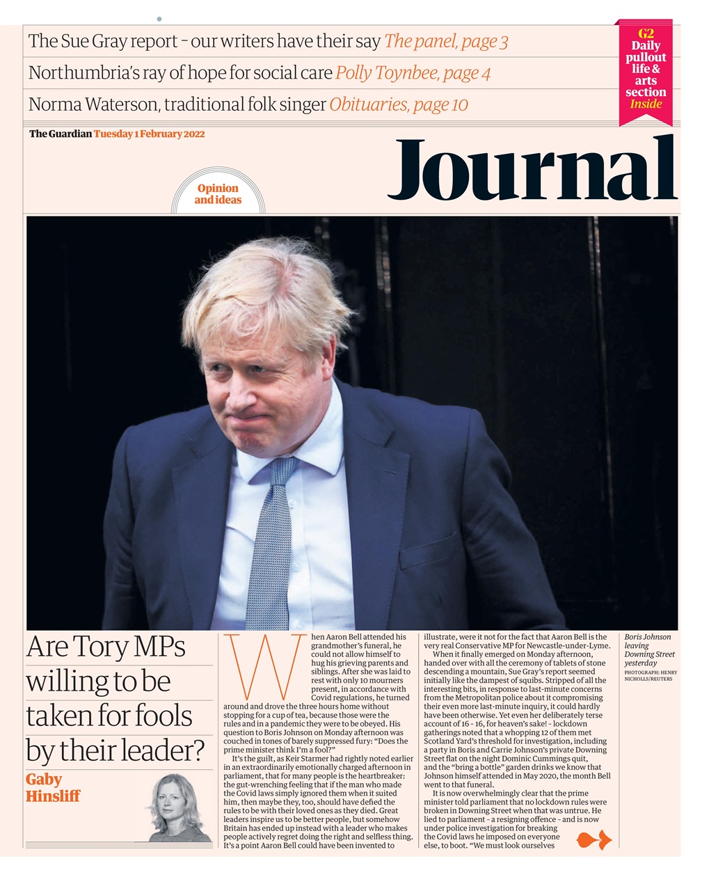 The Guardian Newspaper Preview Pages