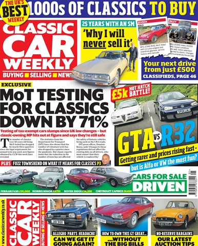 Classic Car Weekly issue 02-Feb-22