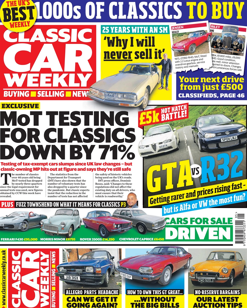 Classic Car Weekly Preview Pages
