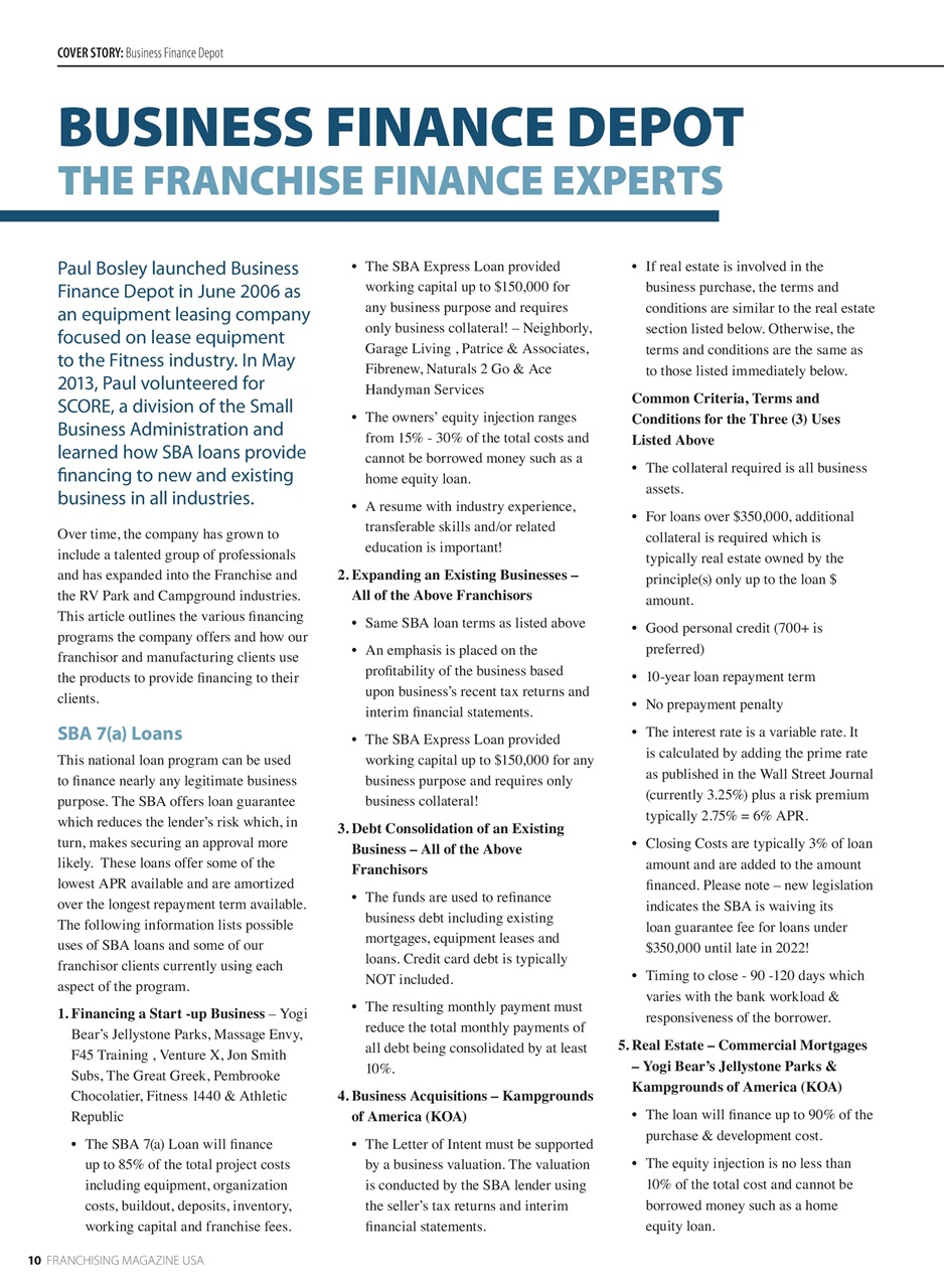 Franchising USA Preview Pages