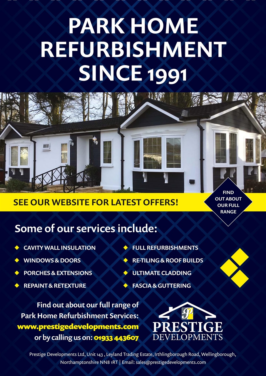 Park and Holiday Home Inspiration magazine Preview Pages