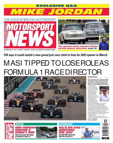 Motorsport News issue 03-Feb-22