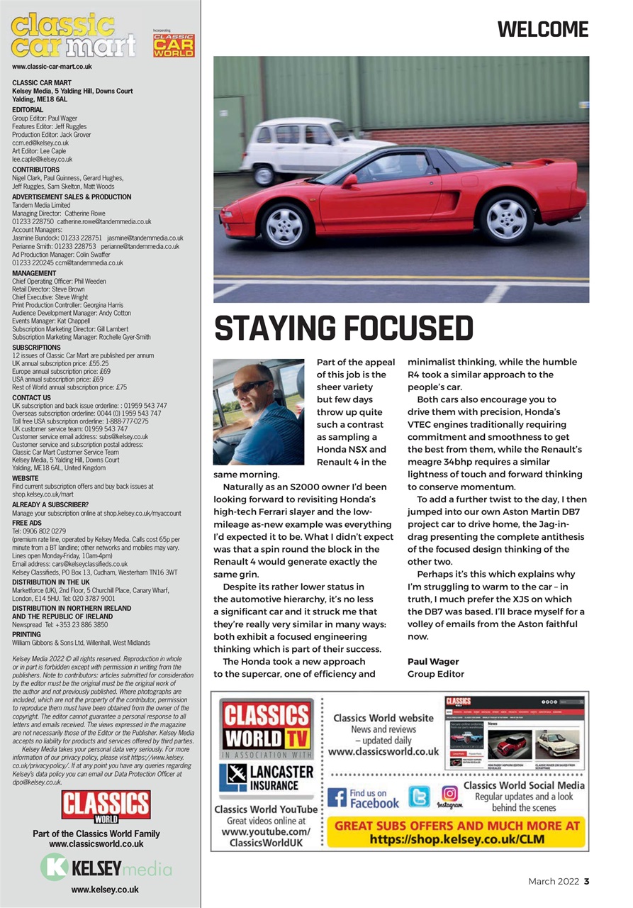 Classic Car Mart Preview Pages