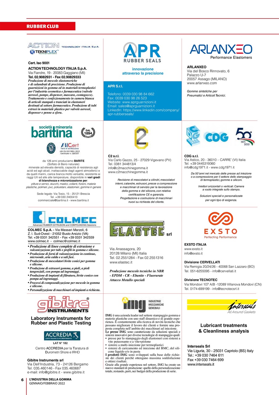 L’industria della Gomma Preview Pages