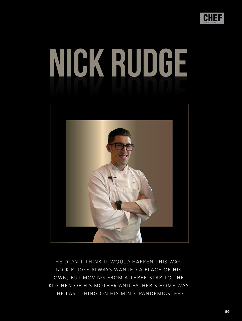 Chef & Restaurant Magazine Preview Pages