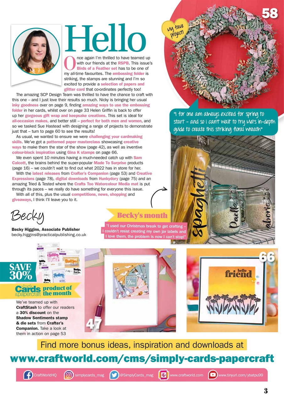 Simply Cards & Papercraft Preview Pages