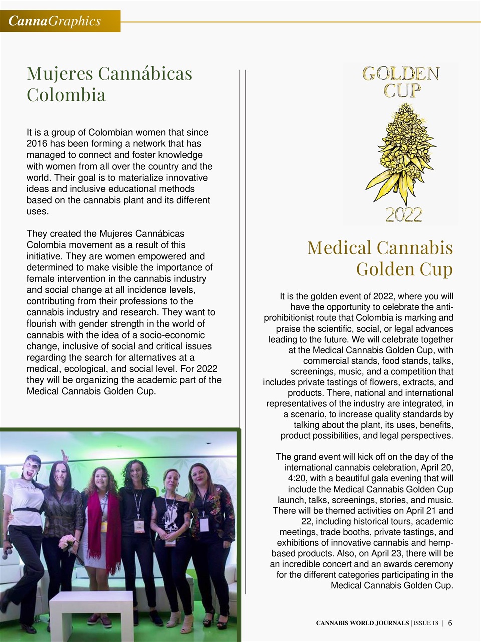 Cannabis World Journals Preview Pages