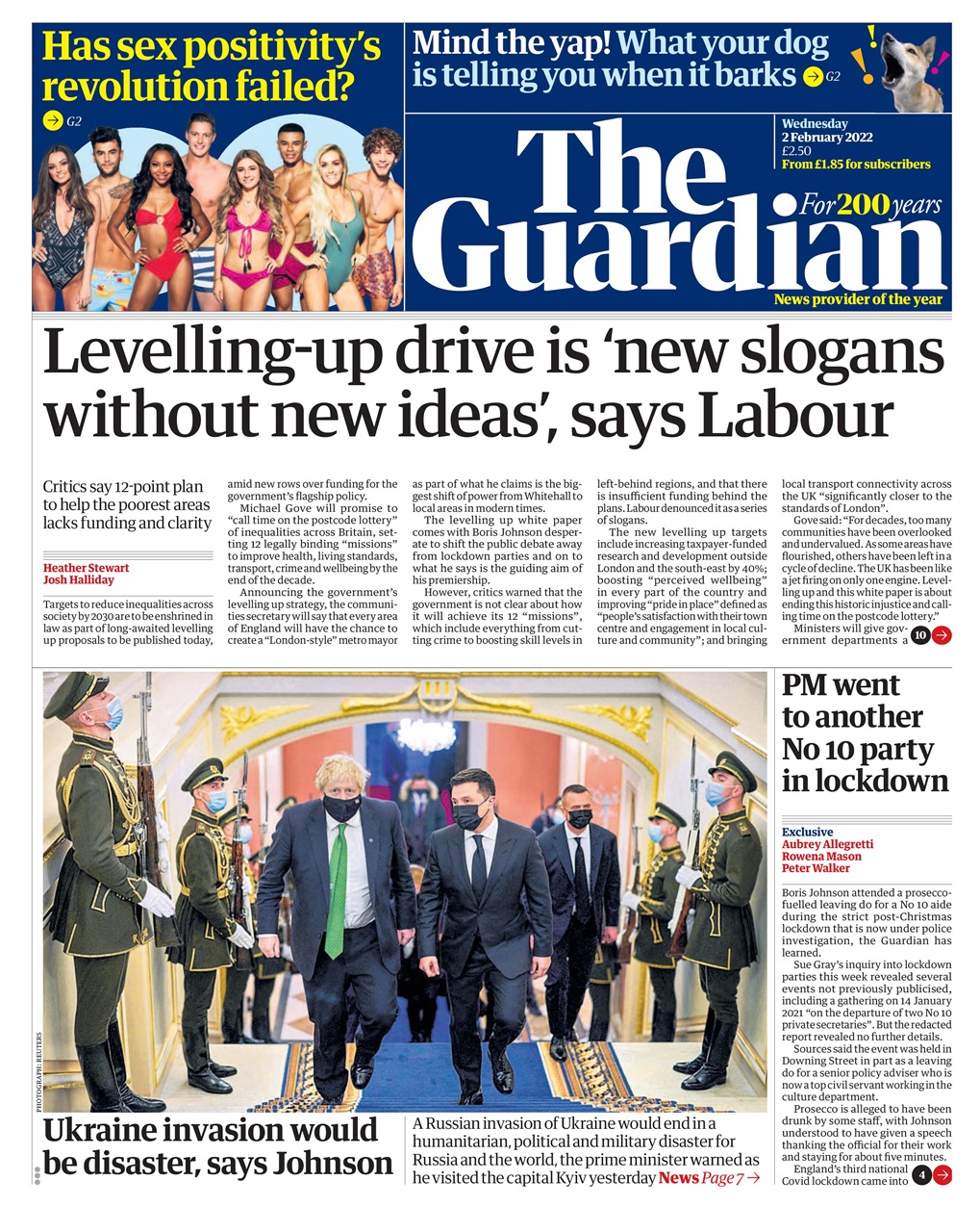 The Guardian Newspaper Preview Pages