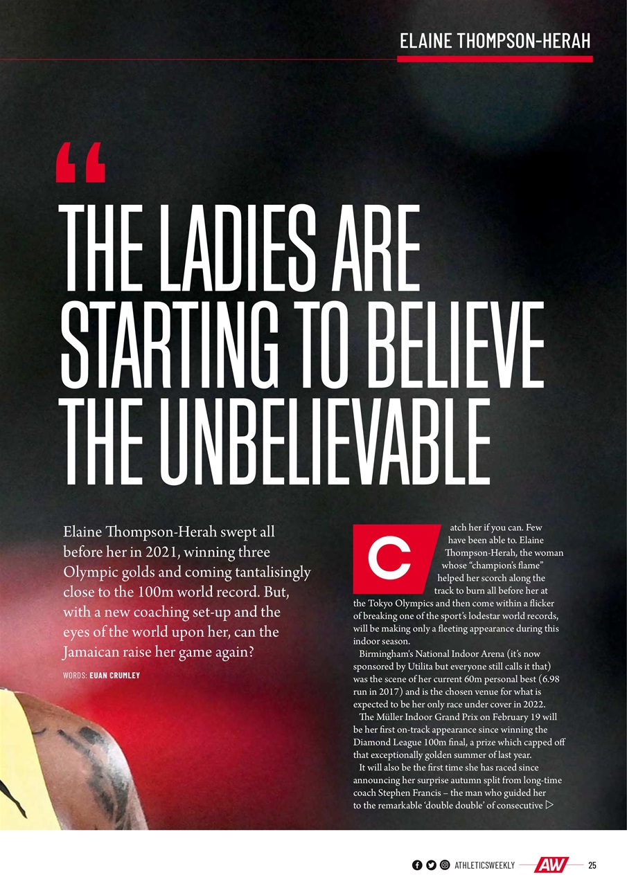 AW – Athletics Weekly Magazine Preview Pages