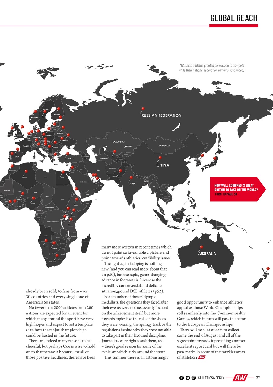 AW – Athletics Weekly Magazine Preview Pages