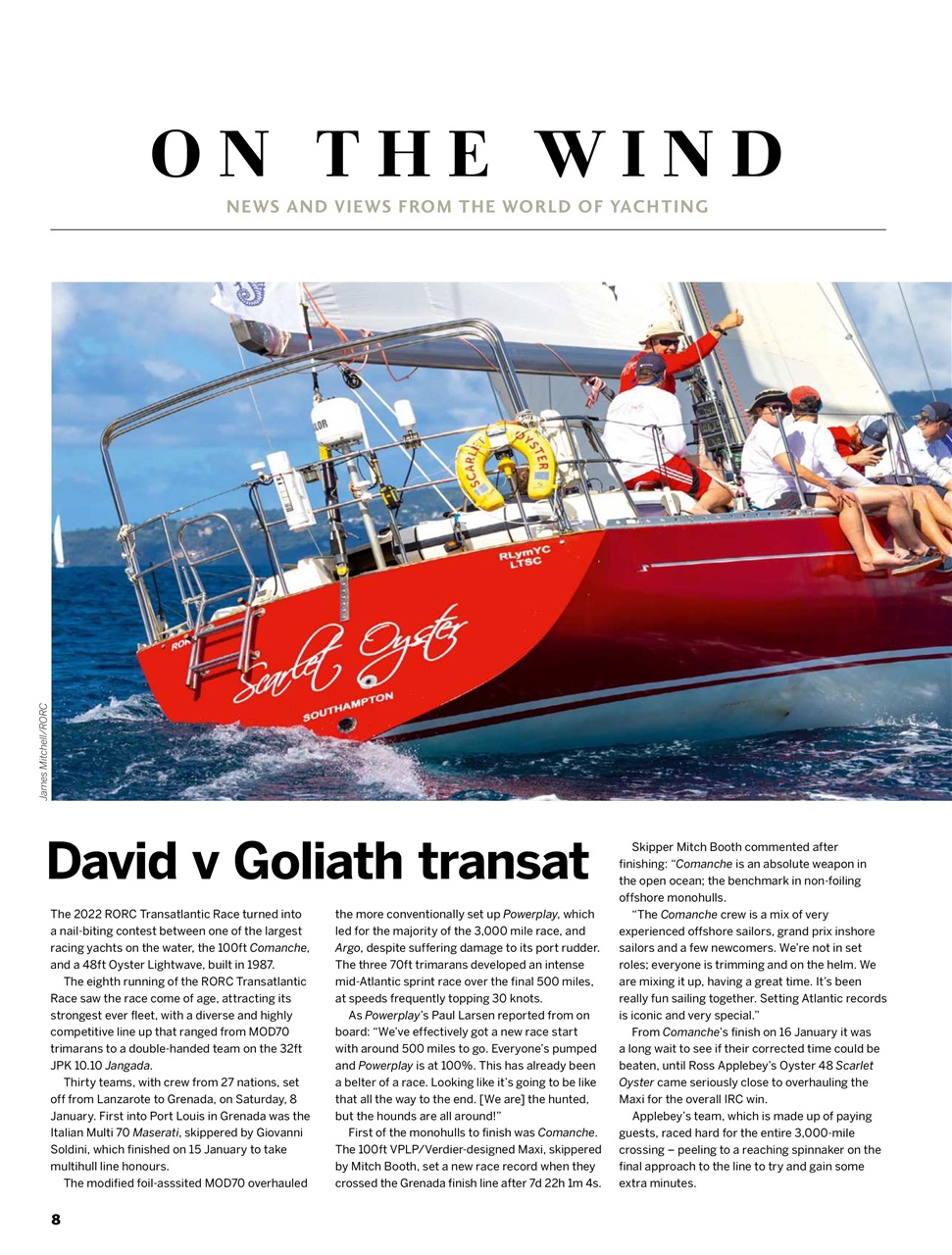Yachting World Preview Pages