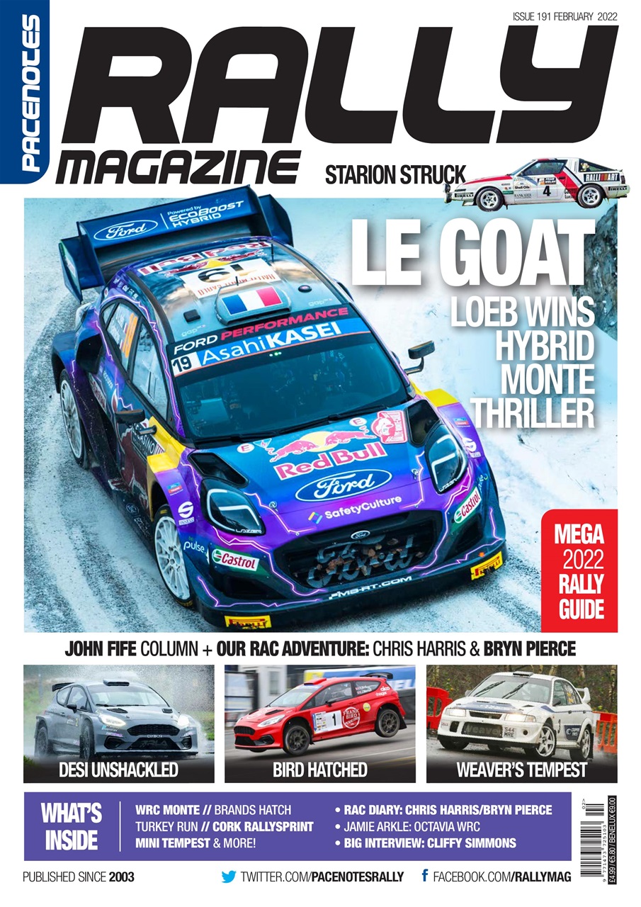 Pacenotes Rally magazine Preview Pages