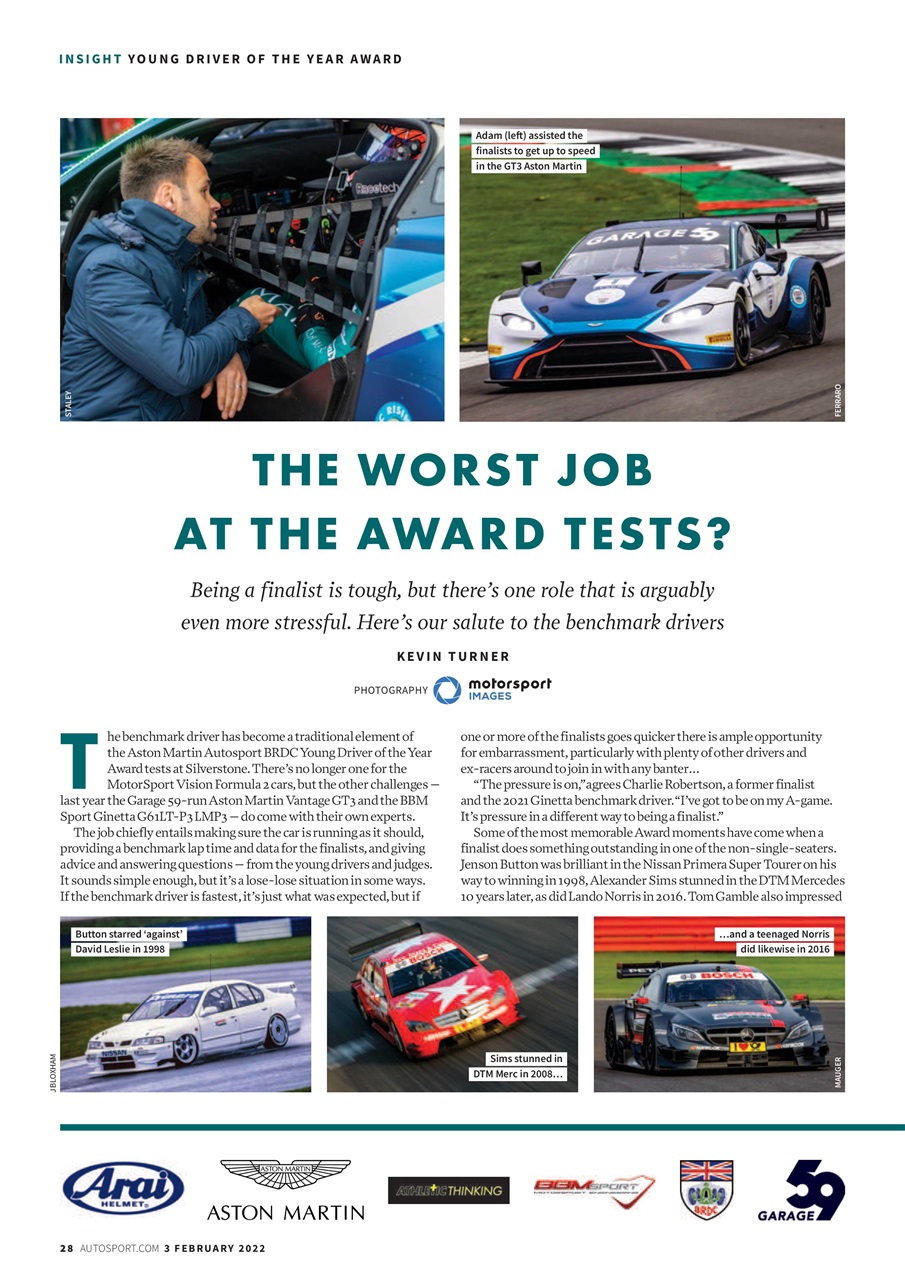Autosport Preview Pages