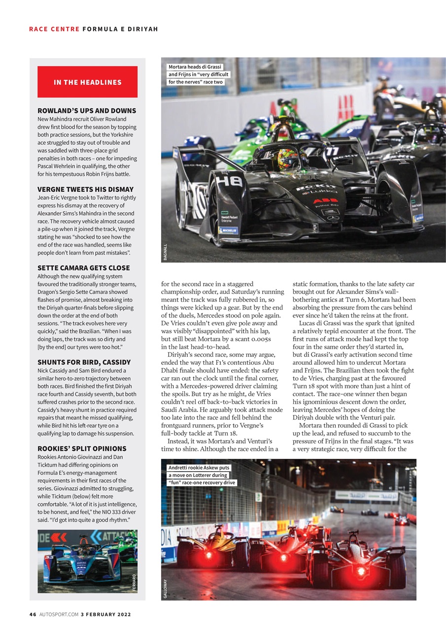 Autosport Preview Pages