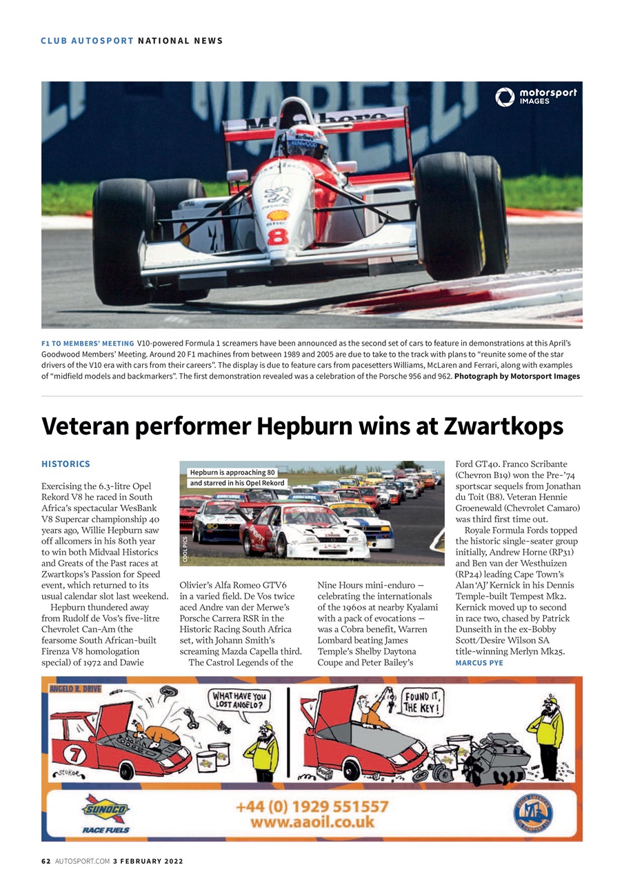 Autosport Preview Pages
