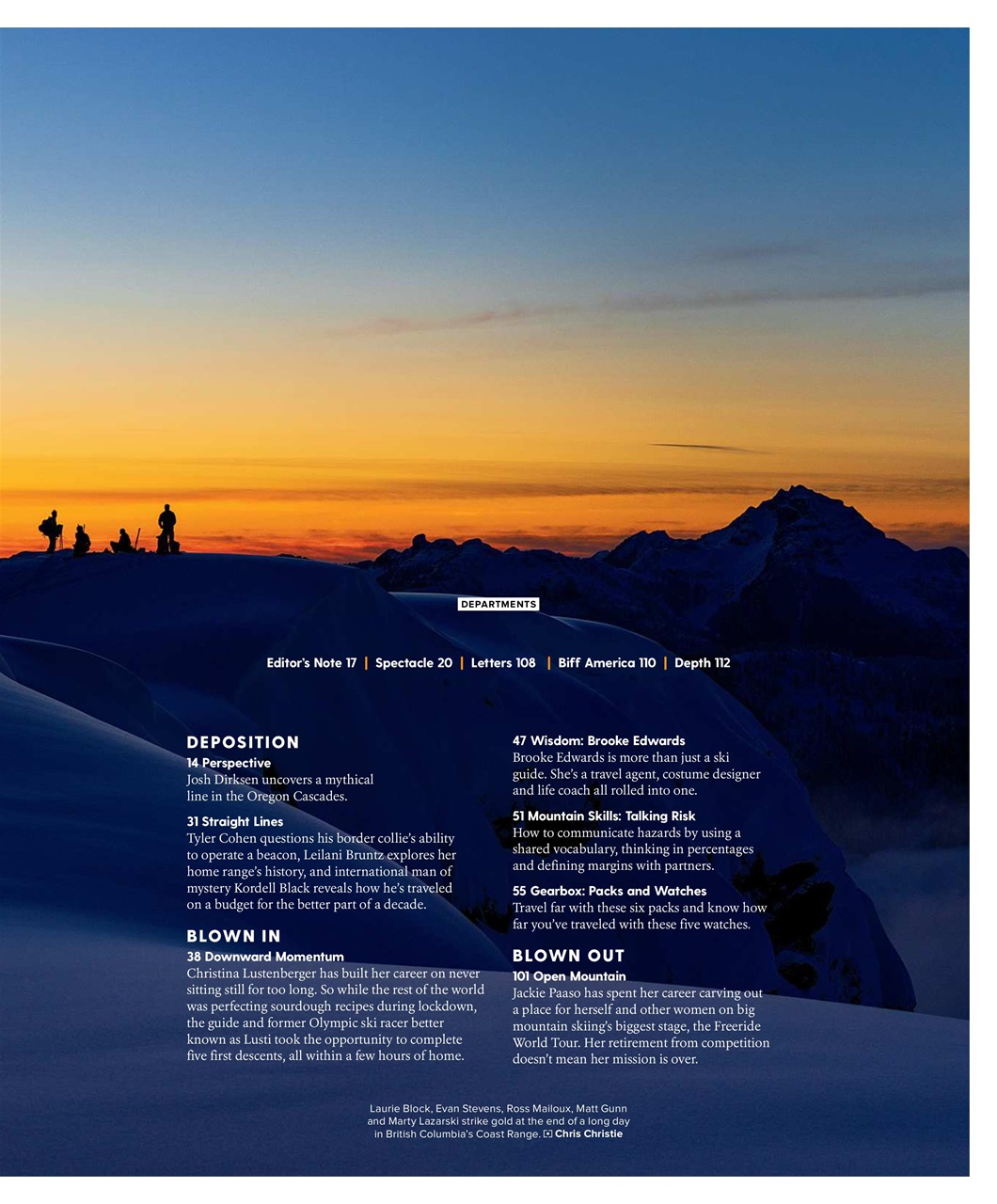 Backcountry Preview Pages